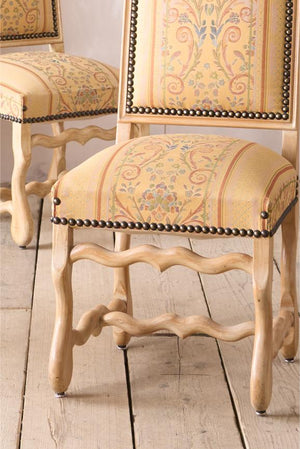 Set of 6 20th century Os De Mouton Dining chairs