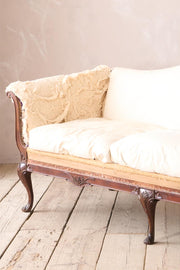 20th century Georgian style Camel backed sofa
