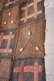 20th century African Kuba cloth from the Congo - Sea shells