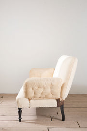 Napoleon III 2 seater Pillow armed sofa