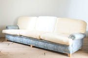 Pair of 20th century 2.8m Country house sofas retailed by Harrods - TallBoy Interiors