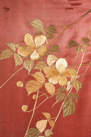 19th century Chinese silk two panel screen - TallBoy Interiors