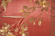 19th century Chinese silk two panel screen - TallBoy Interiors