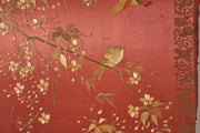 19th century Chinese silk two panel screen - TallBoy Interiors