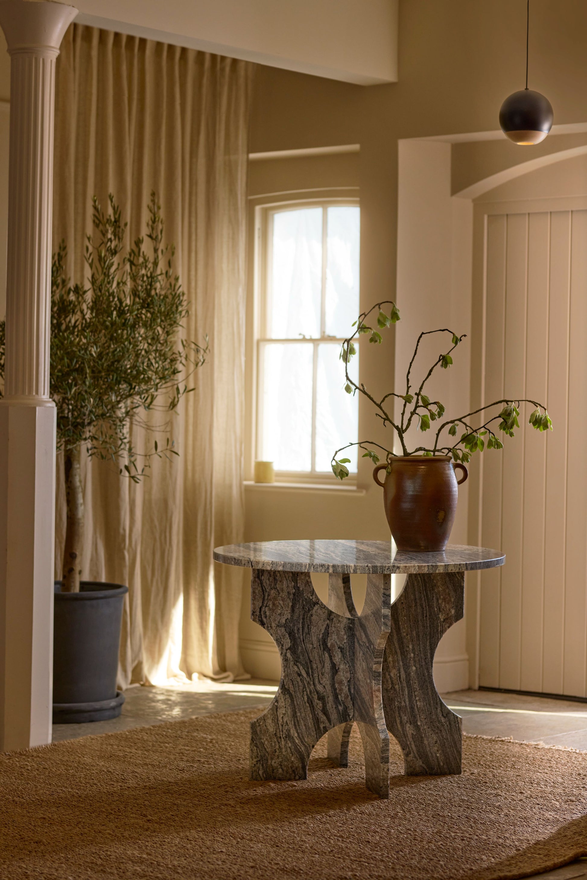 The 'Casa' circular marble centre table by TallBoy Interiors - TallBoy Interiors