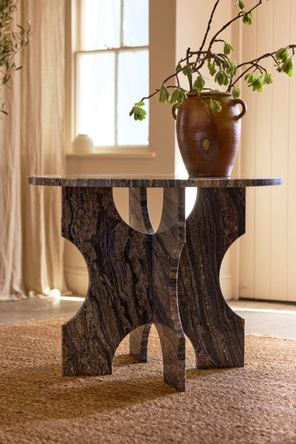The 'Casa' circular marble centre table by TallBoy Interiors - TallBoy Interiors