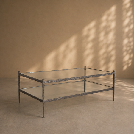 The forged 'Mjolnir' Coffee table - rectangle - TallBoy Interiors
