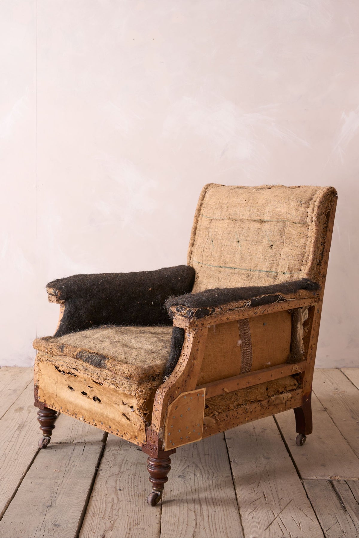19th century Country house armchair by Shoolbred