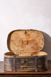 18th Century Swedish folk art marriage box - Patinated - TallBoy Interiors