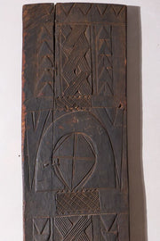 19th century Carved African panel ilekun - TallBoy Interiors
