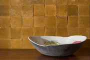 20th Century studio pottery bowl - Wide abstract - TallBoy Interiors
