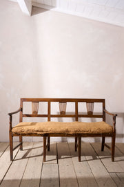 19th century Neoclassical Italian hall bench - 3 seater