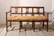 19th century Neoclassical Italian hall bench - 3 seater