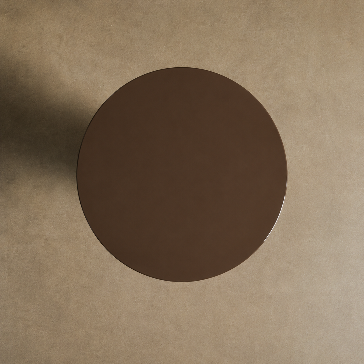 'Glen' turned wood and lacquered side table - Peat - TallBoy Interiors