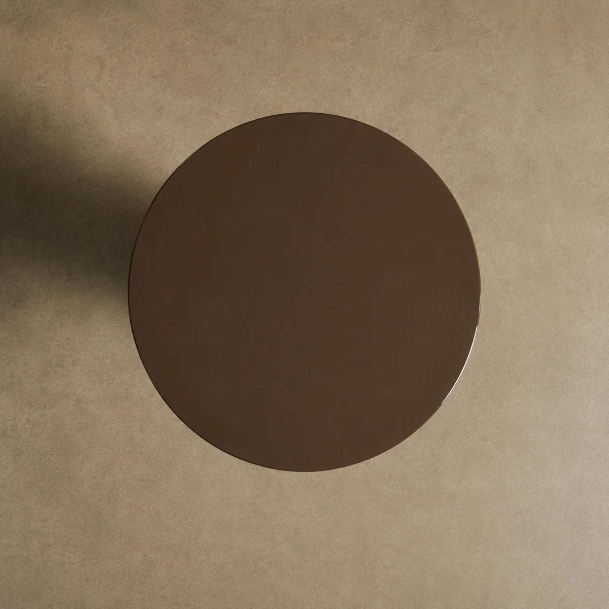 'Glen' turned wood and lacquered side table - Peat