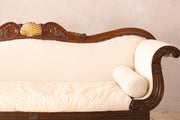 Antique Regency Mahogany framed sofa with Dodo head detail - TallBoy Interiors