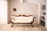 Antique Regency Mahogany framed sofa with Dodo head detail - TallBoy Interiors