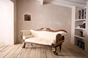 Antique Regency Mahogany framed sofa with Dodo head detail - TallBoy Interiors