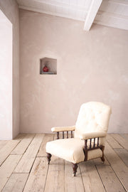 19th century Mahogany spindle open armchair - TallBoy Interiors