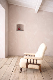 19th century Mahogany spindle open armchair - TallBoy Interiors