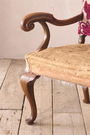 19th century large proportioned open armchair - TallBoy Interiors