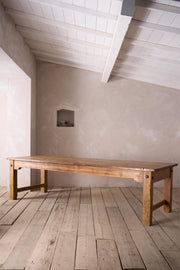 HUGE 19th century Pine and Elm dining table - TallBoy Interiors