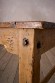 HUGE 19th century Pine and Elm dining table - TallBoy Interiors