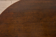 18th Century oak and elm tilt top wine table