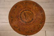 19th century Ebonised and painted masonic table - TallBoy Interiors
