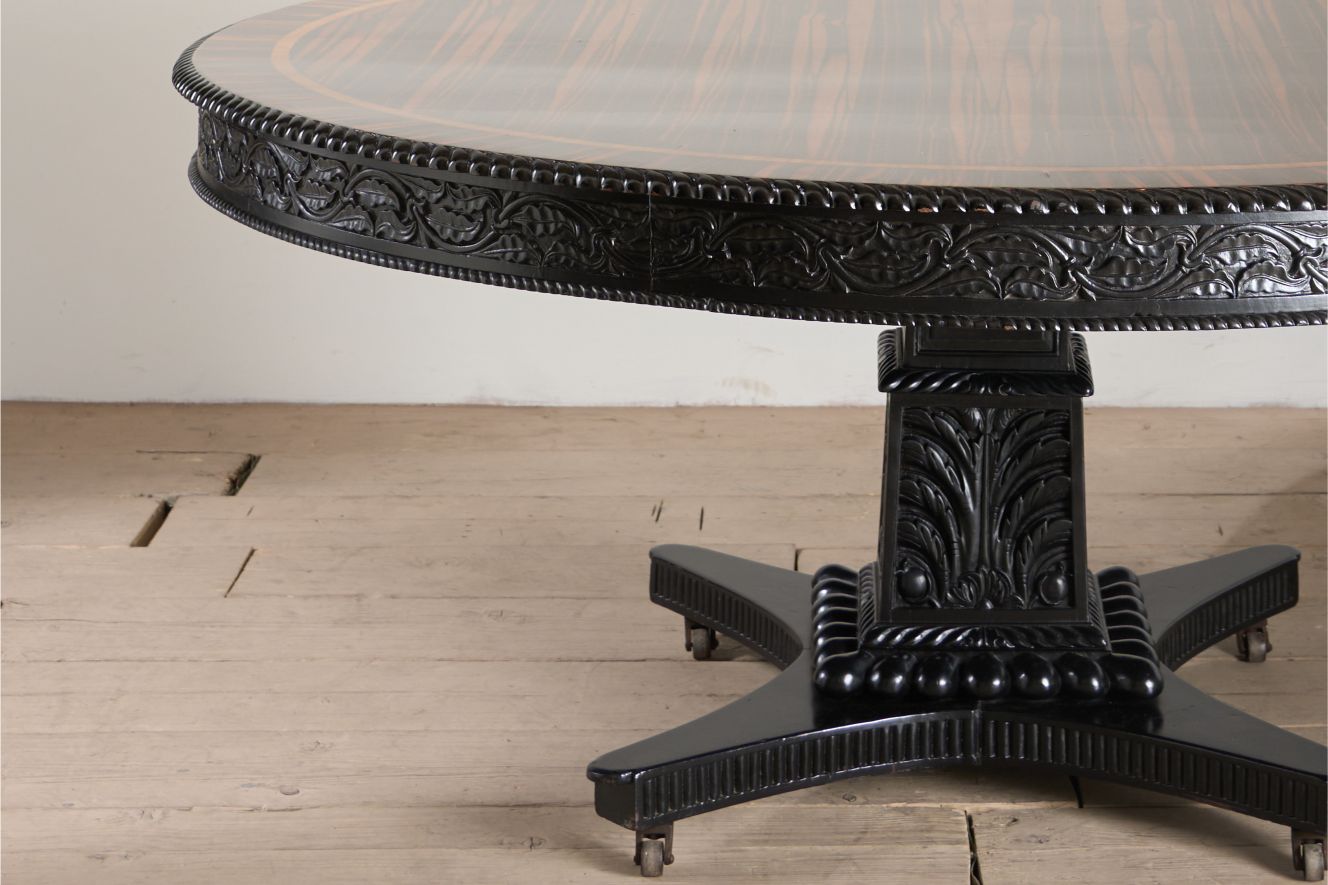 Exceptional 19th Century Anglo-Indian Coromandel centre table