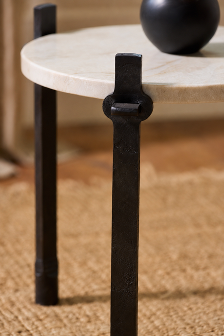 The 'Sindri' forged Side table - TallBoy Interiors