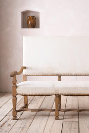 19th century French hall bench