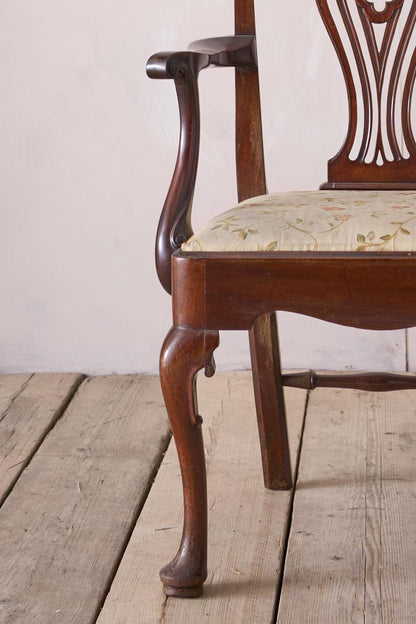 Georgian Mahogany desk chair