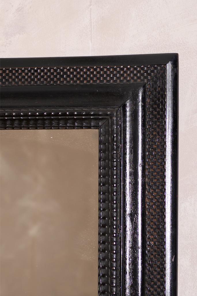 19th century Italian ebonised mirror - No4