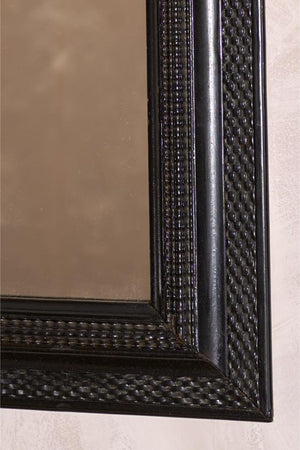19th century Italian ebonised mirror - No6