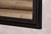 19th century Italian ebonised mirror - No5 - TallBoy Interiors