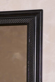 19th century Italian ebonised mirror - No5 - TallBoy Interiors