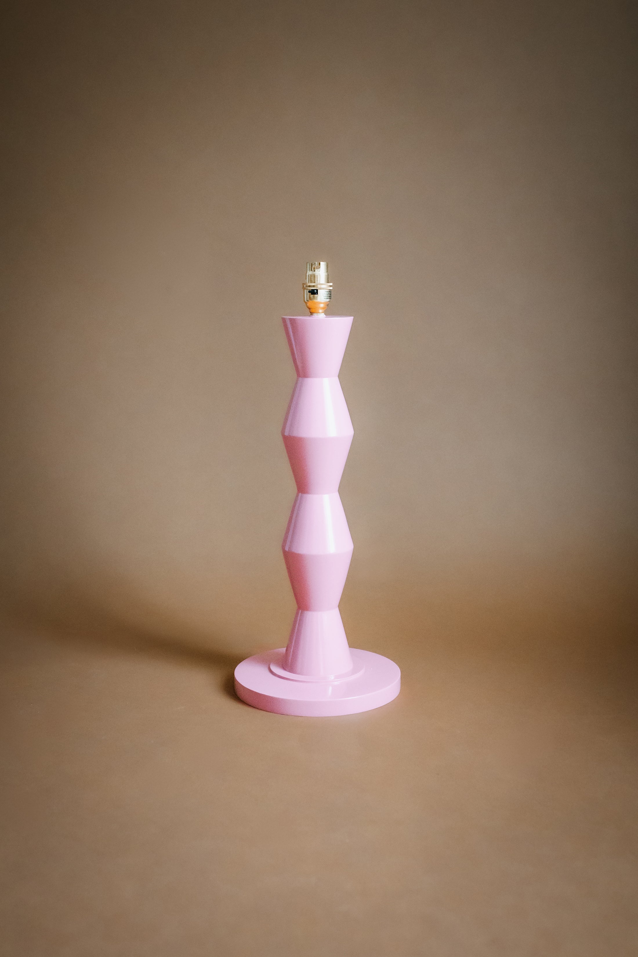 The Fitz Hand-Turned Wood Rose Table Lamp - TallBoy Interiors
