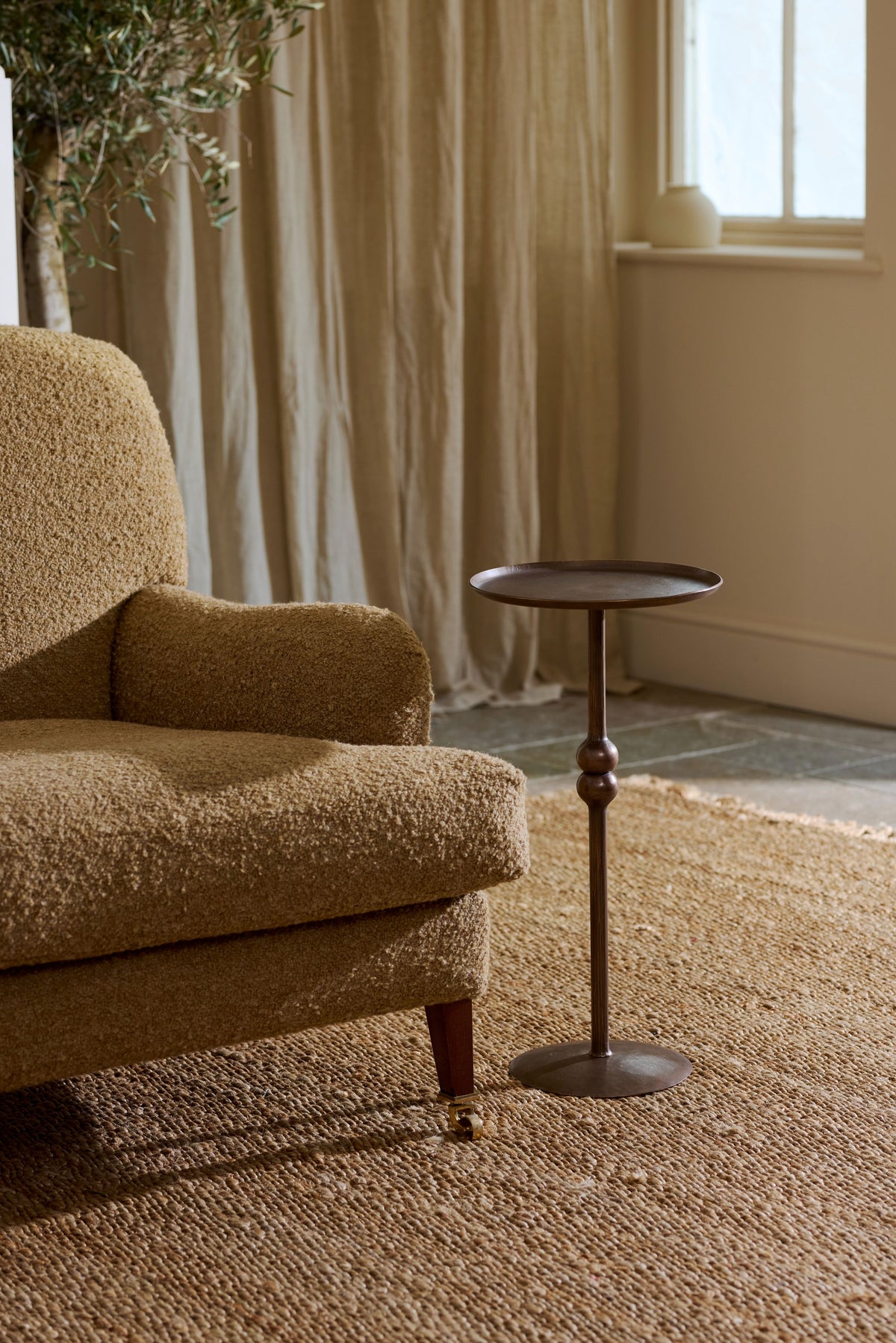 The 'Brokkr' Martini table in Bronze - Inverted - TallBoy Interiors