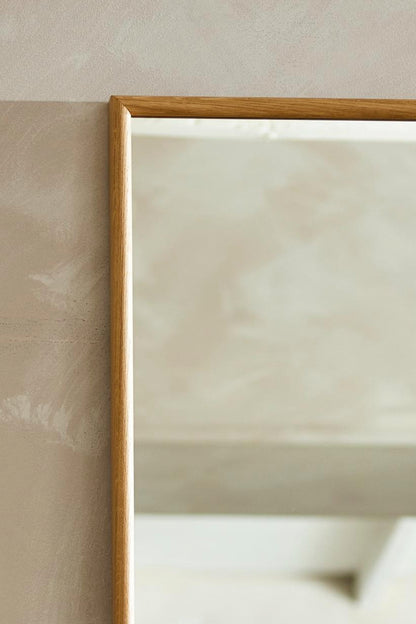 European Oak tailors mirror