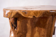 20th century olive wood French mountain side cupboard