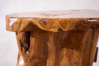 20th century olive wood Spanish mountain side cupboard