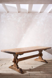 Exceptional 18th century Two plank Walnut dining table - TallBoy Interiors