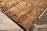 Exceptional 18th century Two plank Walnut dining table - TallBoy Interiors