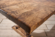 Exceptional 18th century Two plank Walnut dining table - TallBoy Interiors