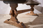 Exceptional 18th century Two plank Walnut dining table - TallBoy Interiors