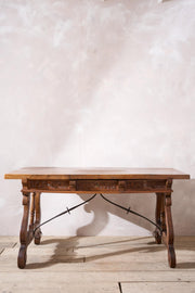 19th century Spanish walnut writing table - TallBoy Interiors