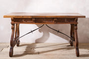 19th century Spanish walnut writing table - TallBoy Interiors