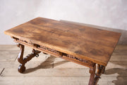 19th century Spanish walnut writing table - TallBoy Interiors