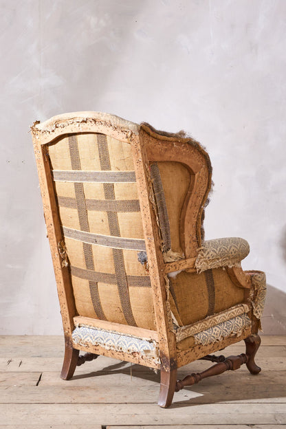 19th century Howard and sons Ennismore Wingback armchair